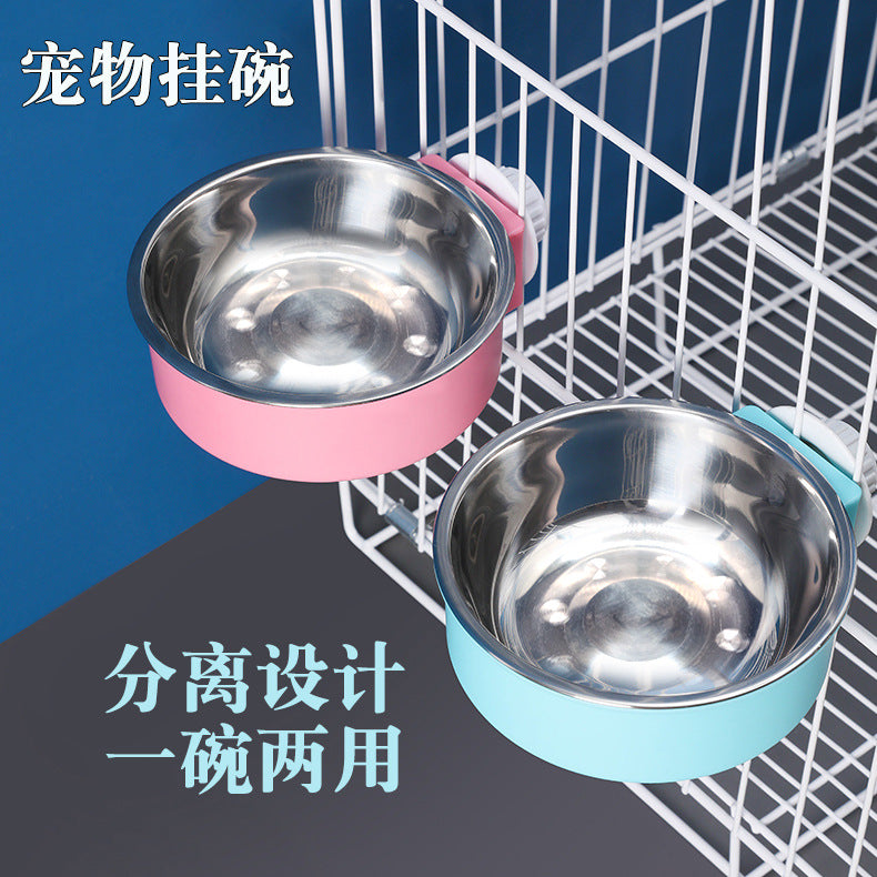 Why a Cage-Mounted Stainless Steel Bowl Beats a Floor Bowl