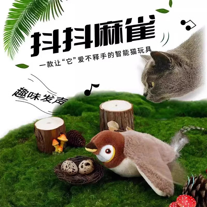 Why an Electric Shaking Bird Cat Toy Beats a Static Plush Mouse