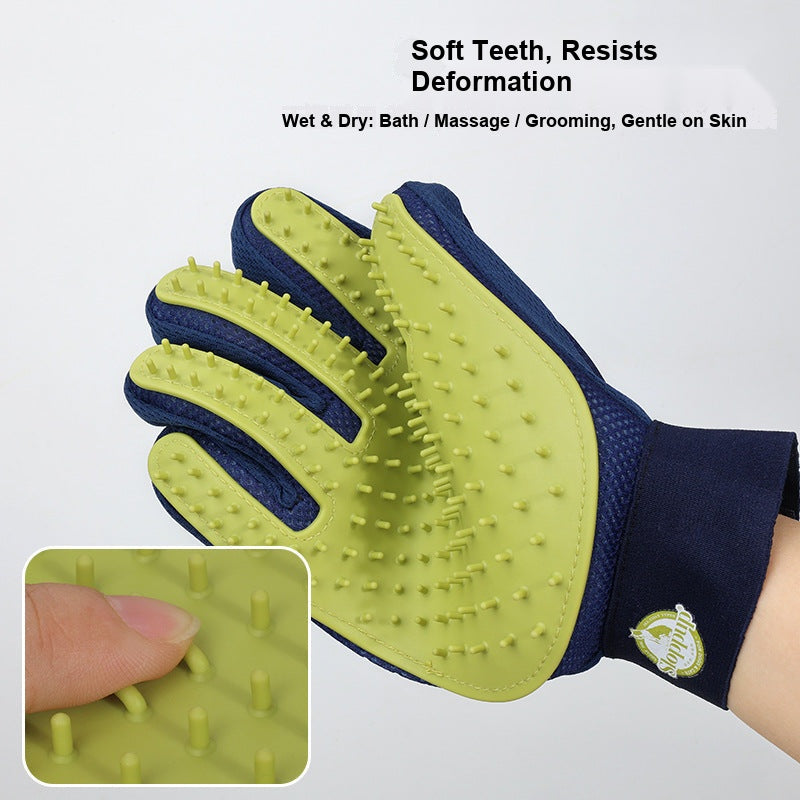 Pet Grooming Brush Products Massage Gloves