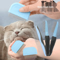 Pet Grooming Brush Supplies Blue - Black Series Comb