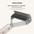 Wood Pet Grooming Brush Supplies Comb Dog - Combing Solid Detangling