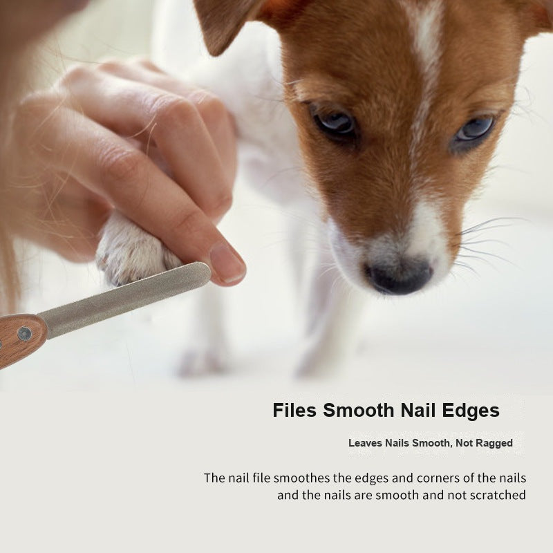 Wood Pet Supplies Wooden-handled Dogs - Nail Files Cats