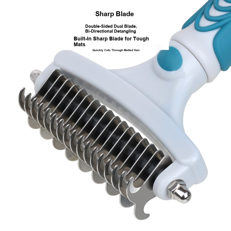 Pet Double-sided Detangling Comb Dog - Removing Loose Hair